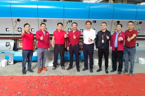 火力十足,巖占頭籌|將軍企業(yè)6號(hào)智能巖板生產(chǎn)線成功點(diǎn)火